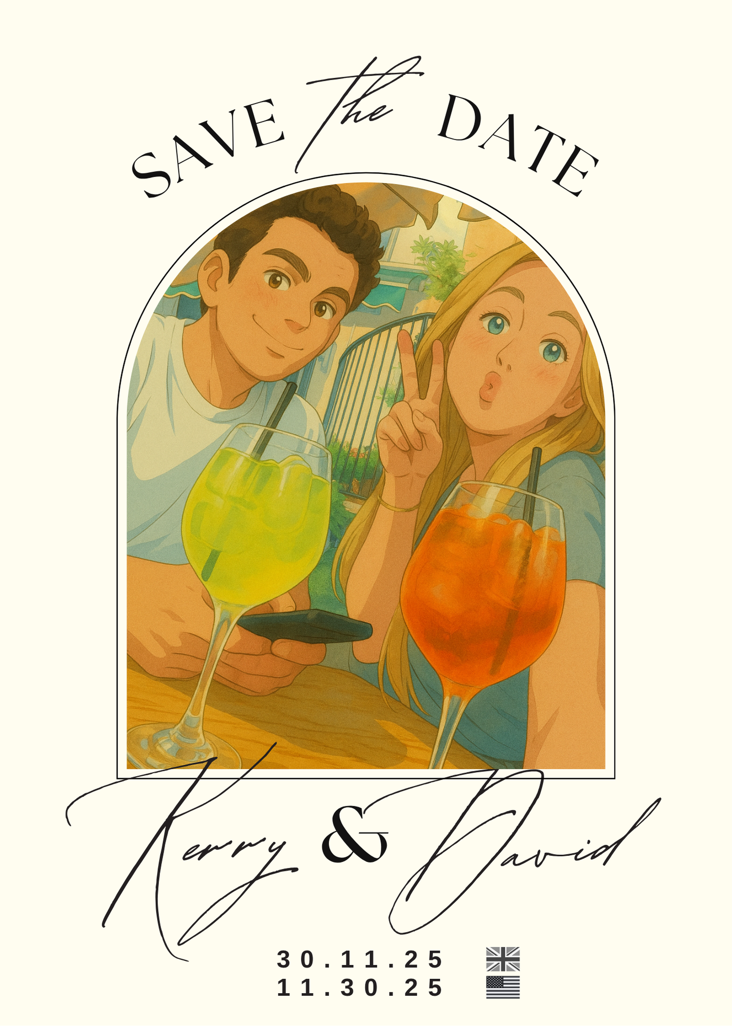 Kerry & David Save the Date